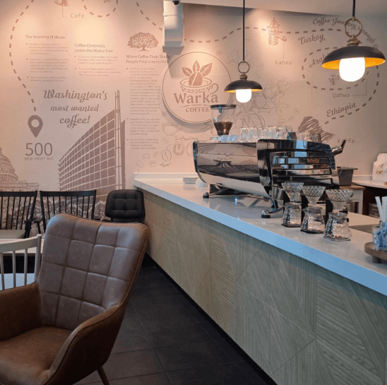 Morning Aroma Coffee Shop Interior